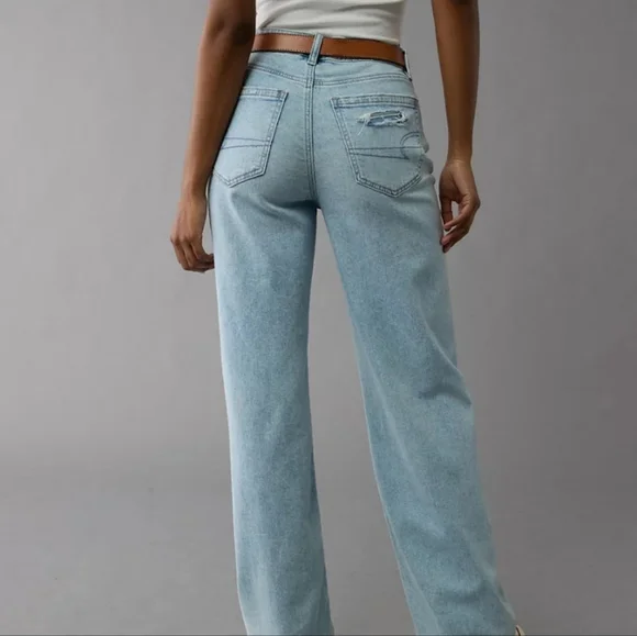 Dreamy Drape Stretch Super High-Waisted Baggy Wide-Leg Jean - Picture 5 of 6